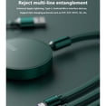 thumbnail image 2 of Transemion 5-In-1 Portable USB Charging Cable Charging Cables 1.1 Long, Fast Charging Cable 100W Charging, Cable Compatible black, 2 of 5