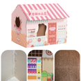 thumbnail image 3 of lionlar Cardboard Cat Scratcher Scratch Pad Reversible and Replaceable Shaped Cat Lounge Pink, 3 of 9