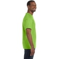 thumbnail image 2 of Hanes TAGLESS Men`s T-Shirt - Best-Seller, L, Lime, 2 of 6