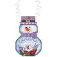 thumbnail image 1 of Janlynn/Holiday Wizzers Counted Cross Stitch Kit 3"X2.25"-Snowman With Snowballs (14 Count), 1 of 1