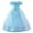 Bleu Ciel, variante sur Jupe pour Tout-Petites Filles Robe Fille Robe de Pâques Taille 6 Robes Robes Florales Robe à Manches Courtes 4t Dos Ligne A Robes Tout-Petites 5t Tenue Dinosaure pour Filles Robes Élégantes pour Filles pour Mariage Décontracté