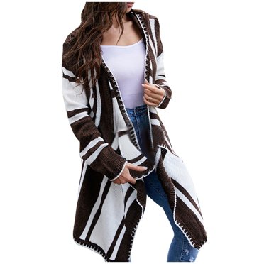 jsaierl Cardigan Grande Taille pour Femmes Chandail Tricoté à Manches Longues Ouvert Léger Mignon Chandails Surdimensionnés pour Femmes Cardigan Manteau Chandail Haut Vêtement d'Extérieur pour Femmes