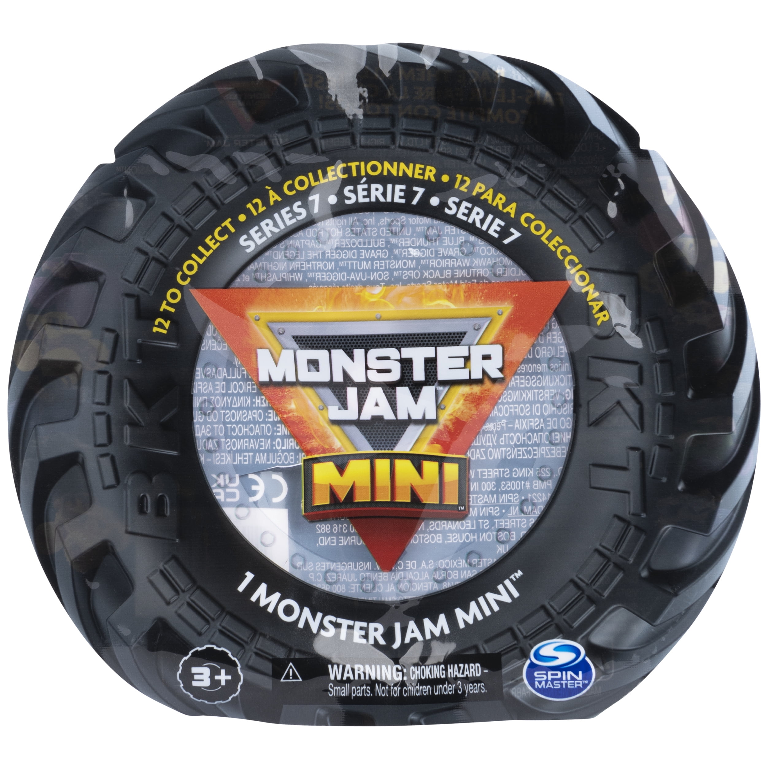 Monster Jam, Monster truck Mini Mystery officiel à collectionner (les styles peuvent varier), échelle 1:87, jouets pour garçons et filles à partir de 3 ans