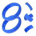 ROMANSENTIAL Protection en silicone pour boîtier Dumbbell 2PCS Couleurs assorties