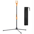 thumbnail image 3 of Practical Bow Rack Archers Plastic Head 18.9” Adjuster Aluminum Connector Bow Stand Holder Outdoor Hunting Portable, 3 of 11