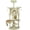 Beige, variant on PawHut 62" Cat Tree, Multi-Level Cat Tower with Scratching Post, Light Grey