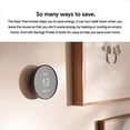 thumbnail image 2 of Google Nest Thermostat - Smart Thermostat for Home - Programmable Wifi Thermostat - Snow, 2 of 6