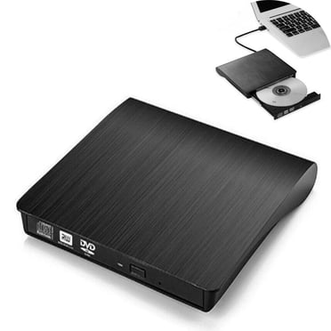 Lecteur CD DVD Externe au Design Tendance, Mince et Portable pour Toutes les Occasions