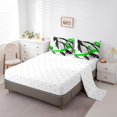 thumbnail image 3 of YST Brush Strokes Peinture à l'huile 7 pièces Gradient Abstract Comforter Set, Reine, 3 of 4