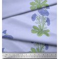 thumbnail image 3 of Soimoi Rayon Fabric Leaves & Floral Block Print Fabric by The Yard 42 Inch Wide, 3 of 3