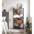 thumbnail image 4 of Boutique Home 5 Tiers Bookshelf with Open Compartments in Rustic Industrial Look, 4 of 7