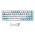 thumbnail image 2 of Clavier Mécanique de Jeu 60 % Commutateur Bleu RVB 68 Touches Clavier de Jeu Filaire pour PC Portable, 2 of 7