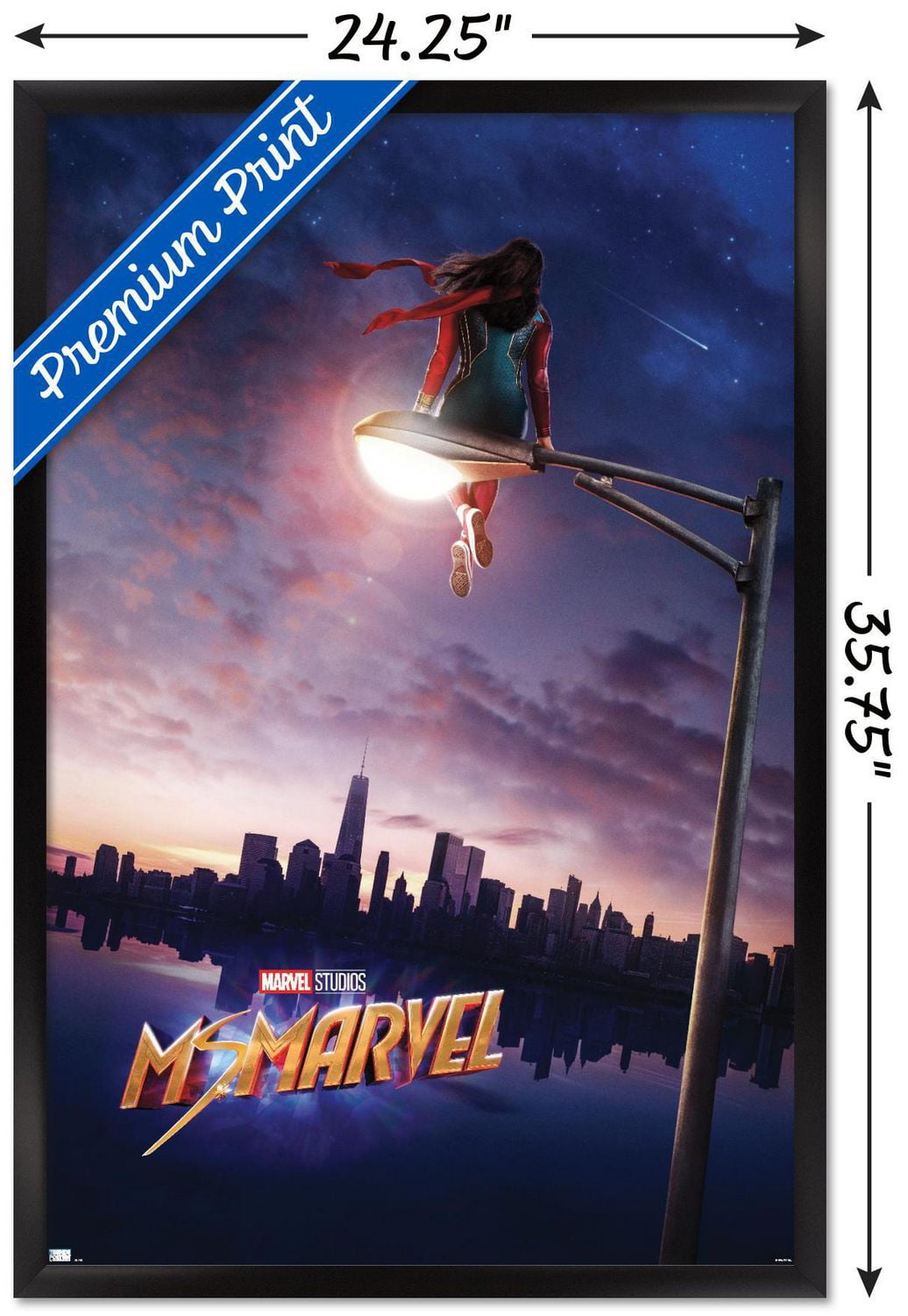 Marvel Ms. Marvel - Teaser One Sheet Wall Poster, 22.375" x 34"