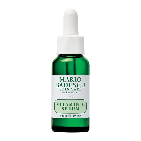 Mario Badescu Sérum à la Vitamine C pour Tous les Types de Peau / Sérum Léger avec Vitamine C et Hyaluronate de Sodium / Réduit Visiblement les Signes de Vieillissement / 1 Fl Oz (Lot de 1)