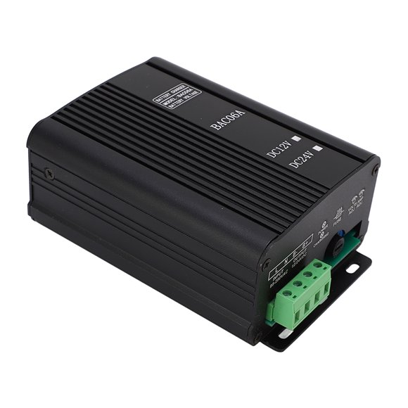 Generator Battery Charger, Overload Memory , Wide Voltage Adaptation Range, Aluminum Alloy Shell, AC100 240V Input, for Generator Sets and General Batteries