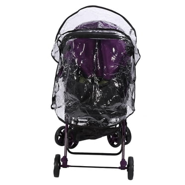 Qiilu Breathable Outdoor Baby Stroller Rain Cover Waterproof Wind Dust Shield Pushchair Accessories, Pushchair Shield, Buggy Rain Cover