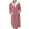 thumbnail image 1 of Birdeem Robes pour Femmes Vêtements d'Intérieur pour Femmes Flanelle Pyjamas à Capuche Peignoirs Longs Pyjamas et Pyjamas, 1 of 1