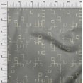 thumbnail image 3 of oneOone Polyester Spandex Dusty Gray Fabric Geometric Sewing Material Print Fabric By The Yard 56 Inch Wide, 3 of 5
