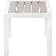 thumbnail image 4 of Meridian Furniture Nizuc Table d'Appoint de Patio Extérieur en Bois Gris, 4 of 7