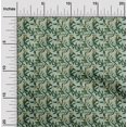 thumbnail image 2 of oneOone Tissu Polyester Spandex Vert Menthe Floraux Matériel de Robe Tissu Imprimé Tissu au Mètre 56 Pouces de Large, 2 of 4