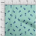 thumbnail image 1 of oneOone Cotton Poplin Fabric Triangle Geometric Decor Fabric Printed BTY 42 Inch Wide, 1 of 4