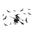 thumbnail image 2 of Halloween Witch Sticker Detachable Interior Sticker Halloween Decoration, 2 of 9
