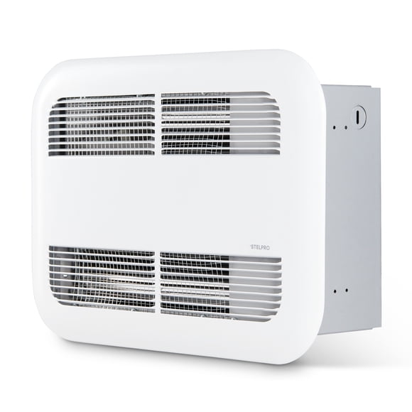 Stelpro Ceiling Heater – 1000W / 208V – 11 1/2″ H × 16 1/2″ W – Ceiling-Mounted Sleek Model – Silent Comfort, Quick Heat – Nichrome Element – (SK1008W) – White