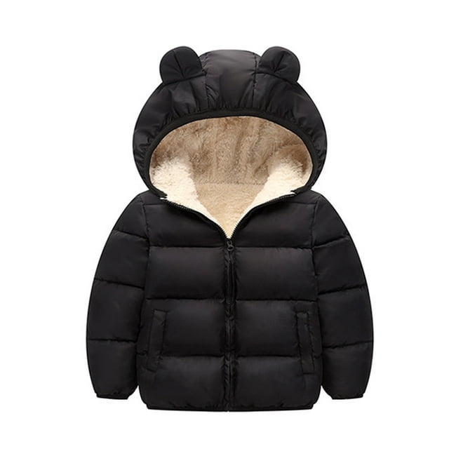 Ketyyh-chn99 Veste Complète Sherpa pour Fille