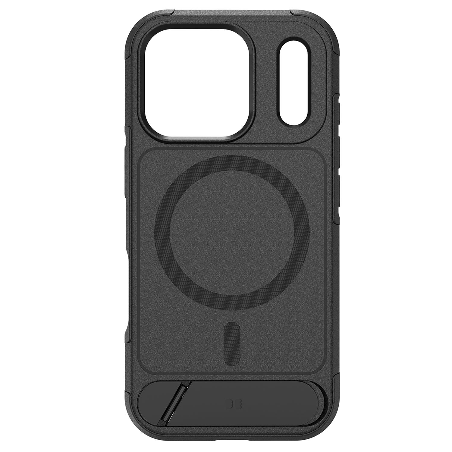 Blu Element Étui Armour Ultra MagSafe avec Kickstand Noir pour iPhone 17 Pro