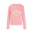 thumbnail image 4 of Meichang Sweatshirts pour Femmes Sans Capuche Manches Longues Col Rond Pull Décontracté Graphique Amusant Couleur Unie Sweatshirts Coupe Ample Pull d'Automne, 4 of 5