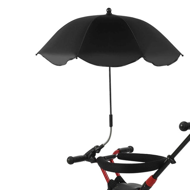 DPTALR Parapluie Universel pour Poussette, Ombrelle Pare-Soleil pour Poussette, Poussette