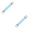 thumbnail image 2 of Decodeary 30-150lbs Extenseur de Poitrine Sangle Élastique Corde Résistance Jambe Pied Bleu 67 x 11cm 2ensemble, 2 of 6
