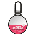 thumbnail image 1 of Danielle 5x Soft Touch Handheld Makeup Mirror, Black, 1 of 6