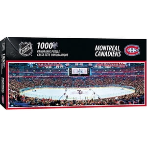 Masterpieces Société de puzzles NHL 1000 Piece Puzzle panoramique Canadiens de Montréal