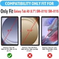 thumbnail image 4 of [PST] Samsung Tablet Tab A11 / A9 8.7" X110 / X133 Screen Protector, Premium Tempered Glass Screen Protector with Case Friendly & Bubble Free, 4 of 4