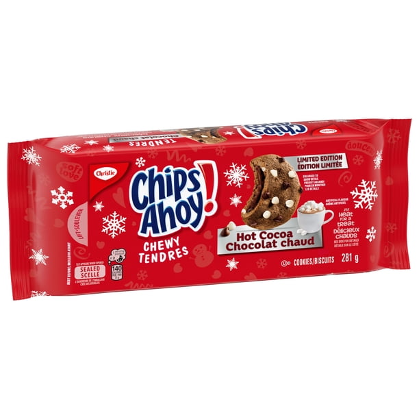 CHIPS AHOY! Hot Cocoa Flavoured Chocolatey Chip Cookies, Limited