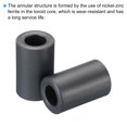 thumbnail image 4 of Unique Bargains Ferrite Toroid Core, Toroid Core 0.7' ODx0.4' IDx1.1' H, Black 10 Pack, 4 of 5