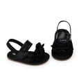 thumbnail image 4 of Baby Toddler Girls Soft Open Toe Summer Sandals Flower Princess Flat Shoes, 4 of 6