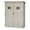 Light Grey, variant on Outsunny 4'x1.5' Wooden Garden Storage Shed w/ Windows, Grey