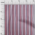 thumbnail image 1 of oneOone Silk Tabby Fabric Stripe Block Decor Fabric Printed BTY 42 Inch Wide, 1 of 4