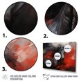 thumbnail image 3 of Designart art Mural Encadré Moderne Rouge à Cadre Noir, Décoration Murale Encadrée Cheval Animal, Cheval Rouge Vif Rouge Noir I, Décoration d'Art Mural Encadré Cheval, Cadre Noir 40x30 Pouces, 3 of 5