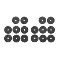thumbnail image 1 of Cymbales Manches, Cymbales Remplacement Accessoires Plastique pour Instrument de Percussion Gris, 1 of 8