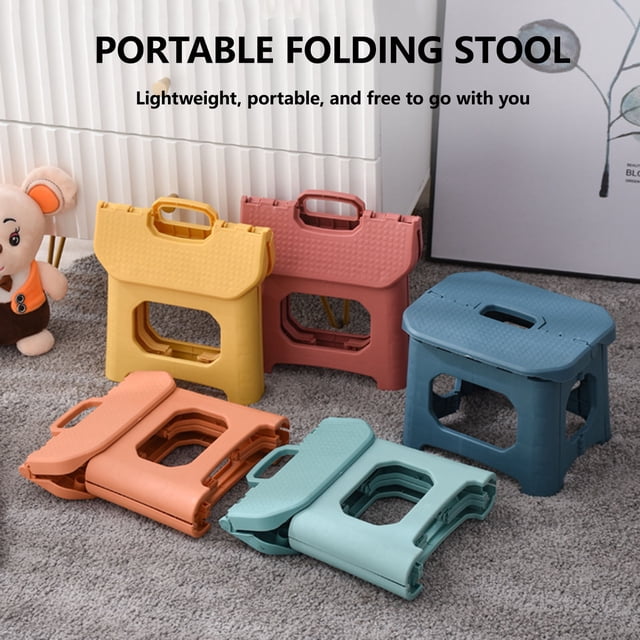 Sentmoon Tabourets Repose-Pieds Petit Bureau Repose-Pieds Marchepied Pliant Extérieur Portable Robuste Plastique Chaise Antidérapante pour Camping Randonnée Pêche BBQ Marchepied Pliable Marchepied Marchepied