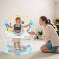 thumbnail image 2 of Costway Baby Stationary Activity Center Infant Jumper with Removable Foot Pad Navy, 2 of 9
