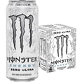 thumbnail image 3 of MONSTER ENERGY Zero Ultra, 473mL, 4 Pack, 3 of 8