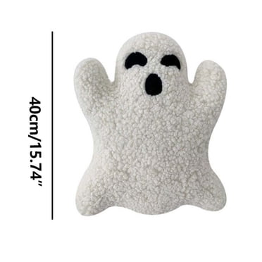 Toy Ghost Pillow Halloween Decorative Cushion for Home, Sofa, or Bed, Made of Soft Material with Built-in Wiring, Ideal as Holiday Gift or Party Decoration, Multiple Sizes Available