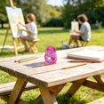thumbnail image 4 of BUTASY Pencil Sharpener, Plastic Colored Pencil Sharpeners Manual, Compact Handheld Pencil Sharpener for Home Office Supplies(Pink), 4 of 6