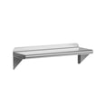 thumbnail image 1 of EDTara 24"x12" Stainless Steel Wall Shelf with Adjustable Backsplash & Brackets, 1 of 6