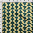 thumbnail image 3 of oneOone Cotton Cambric Fabric Stripe|Diamond & Triangle Geometric Print Fabric BTY 56 Inch Wide, 3 of 4