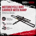 thumbnail image 2 of Black Widow MCC-500 Steel Motorcycle Carrier - 500 lb. Capacity, 2 of 10
